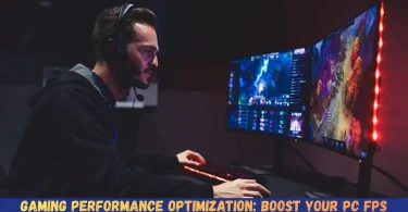 gaming performance optimization boost your pc fps