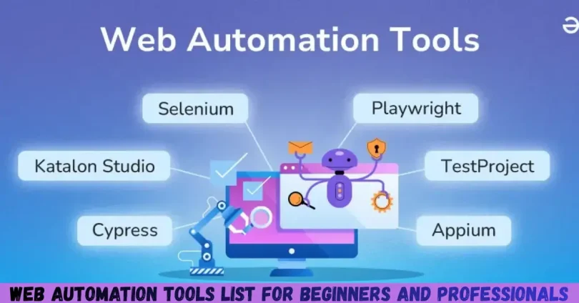 web automation tools list for beginners and professionals